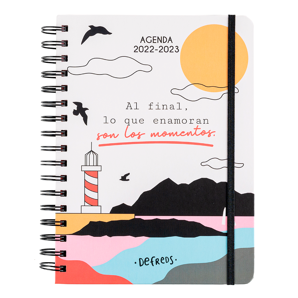 Agenda escolar semana vista 2022-2023 Defreds