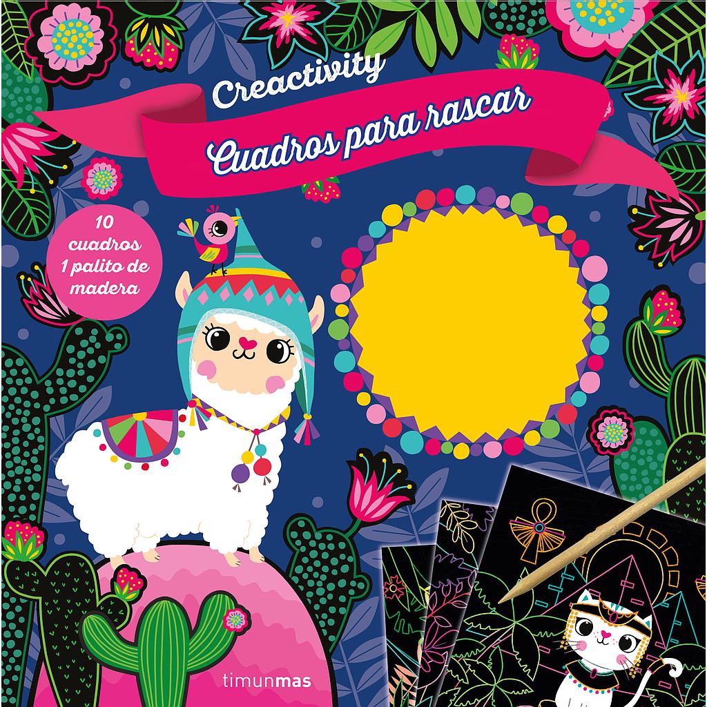 Creactivity. Cuadros para rascar. Animalitos