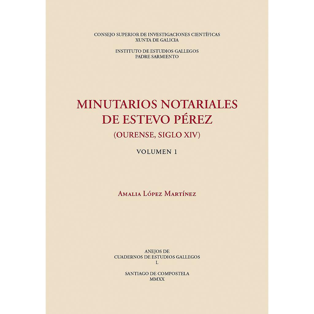 Minutarios notariales de Estevo Pérez (Ourense, siglo XIV)