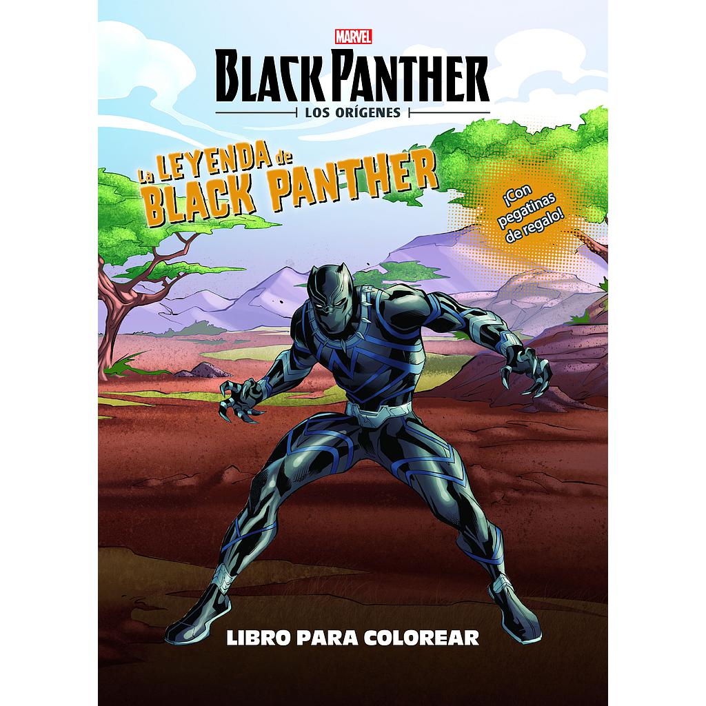 Black Panther. Los orígenes. La leyenda de Black Panther. Libro para colorear