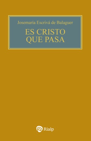 ES CRISTO QUE PASA. (BOLSILLO, RÚSTICA)