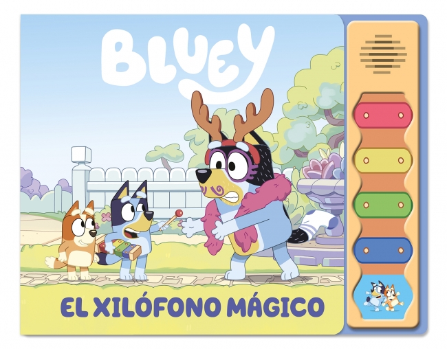 Bluey. Libro con sonidos - El Xilófono Mágico (edición en español)