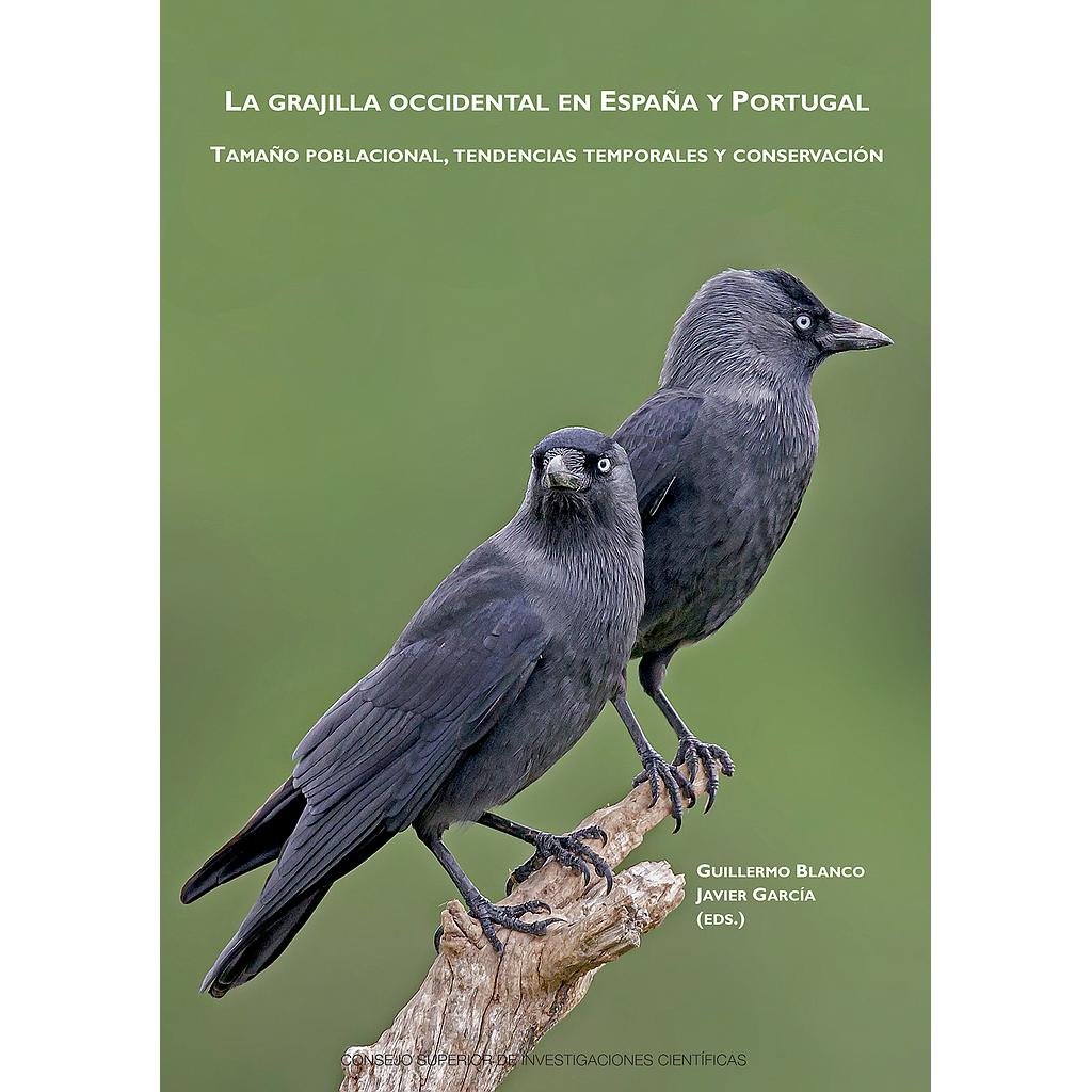 La grajilla occidental en España y Portugal : tamaño poblacional, tendencias temporales y conservación