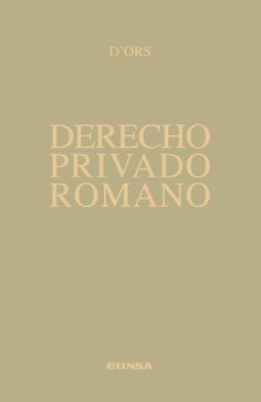 DERECHO PRIVADO ROMANO 10¦ edic.