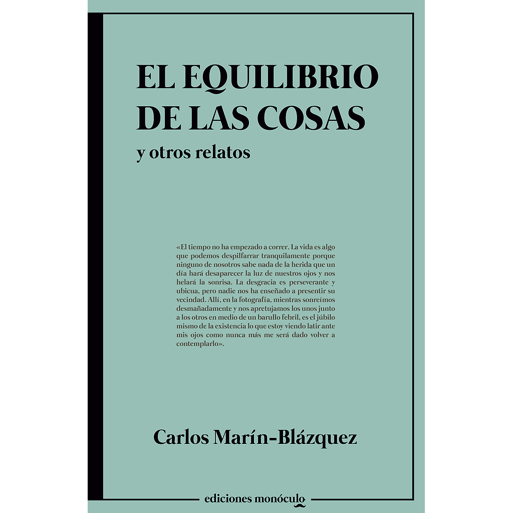 El equilibrio de las cosas y otros relatos