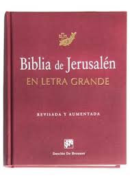 Biblia de jerusalén en letra grande