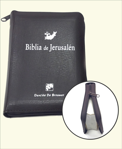 Biblia de Jerusalén de bolsillo con cremallera