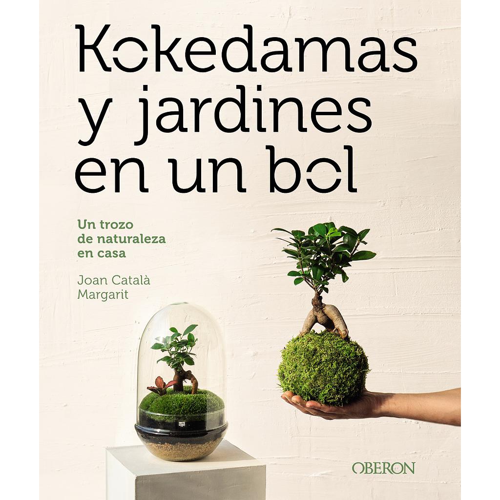 Kokedamas y jardines en un bol