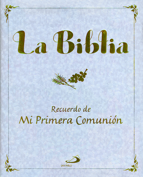 La Biblia recuerdo de mi Primera Comunión