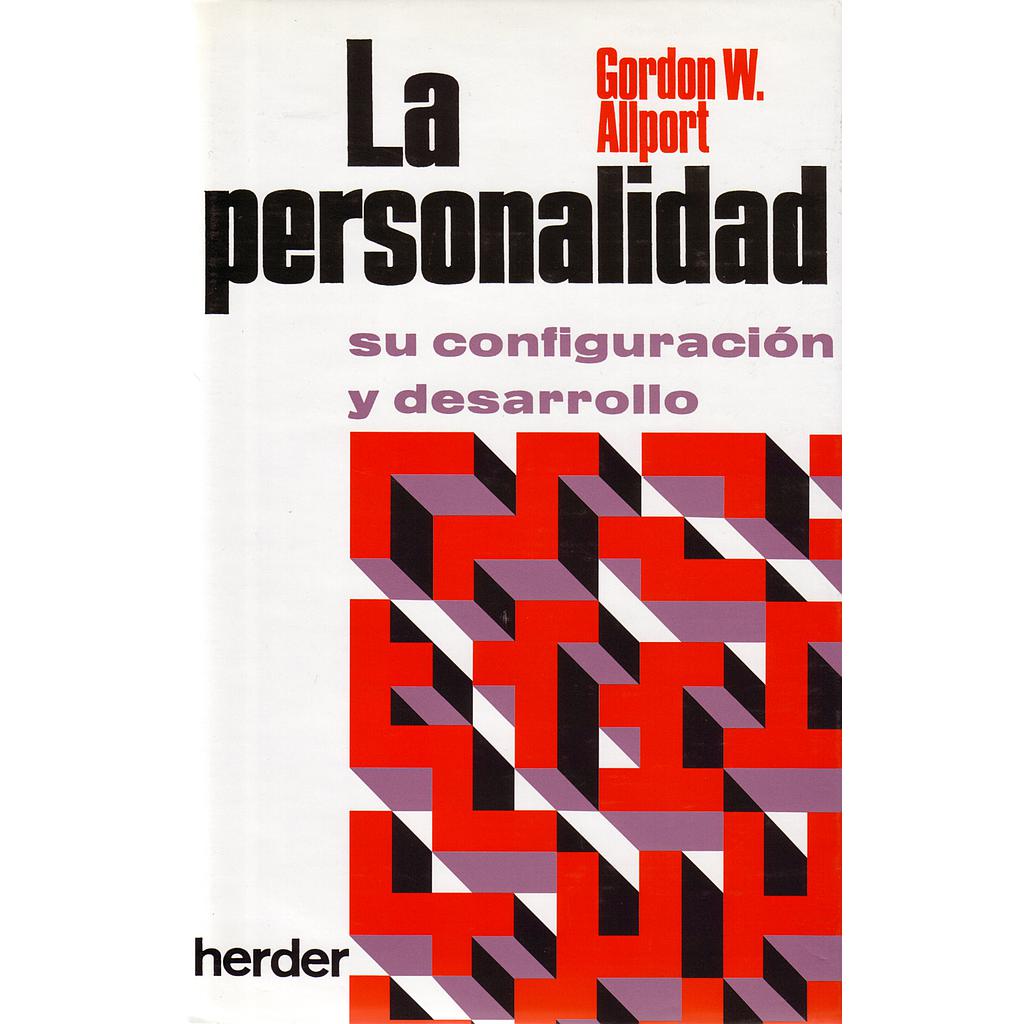 PERSONALIDAD,LA:SU CONFIGURACION Y DESARROLLO