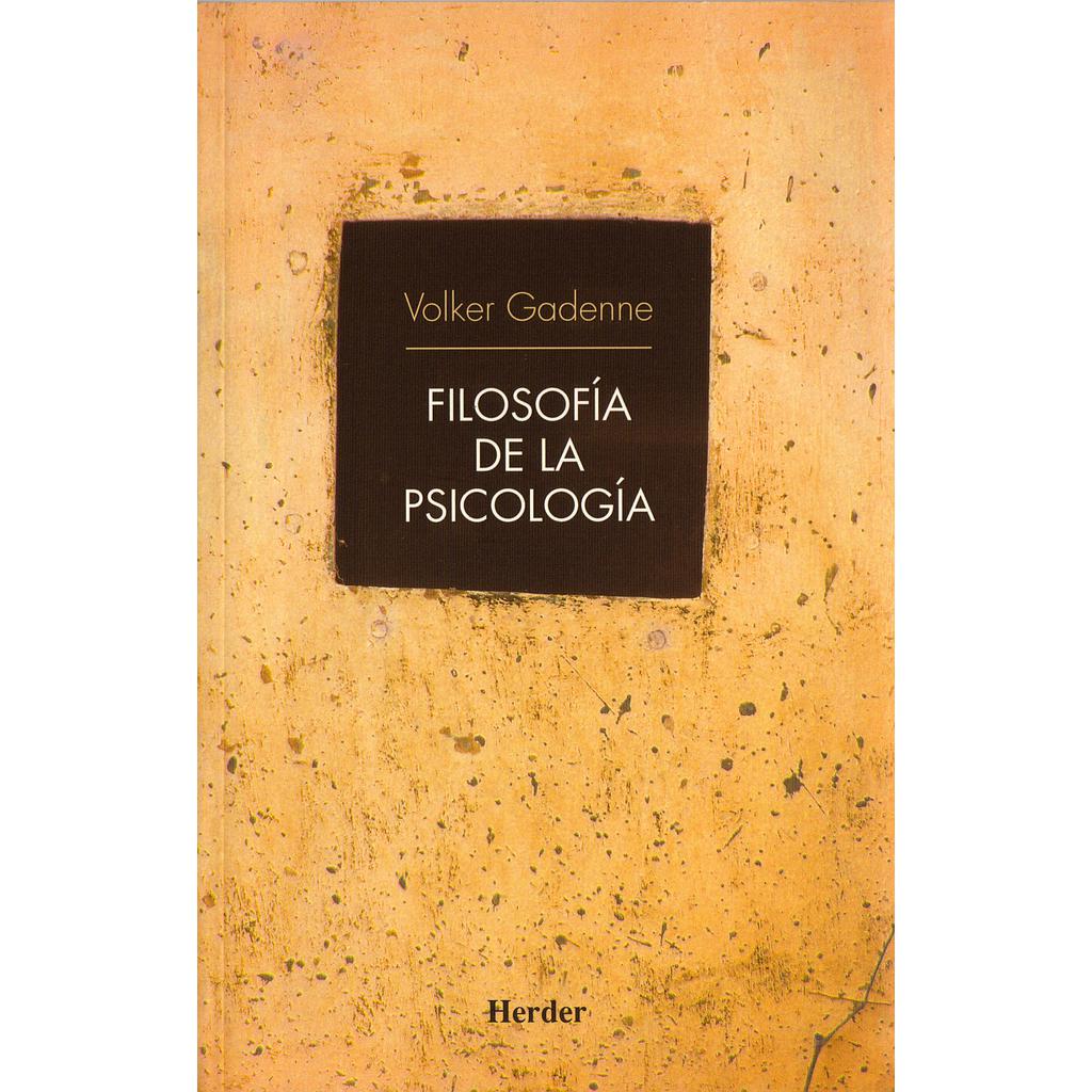 Filosofía de la psicología