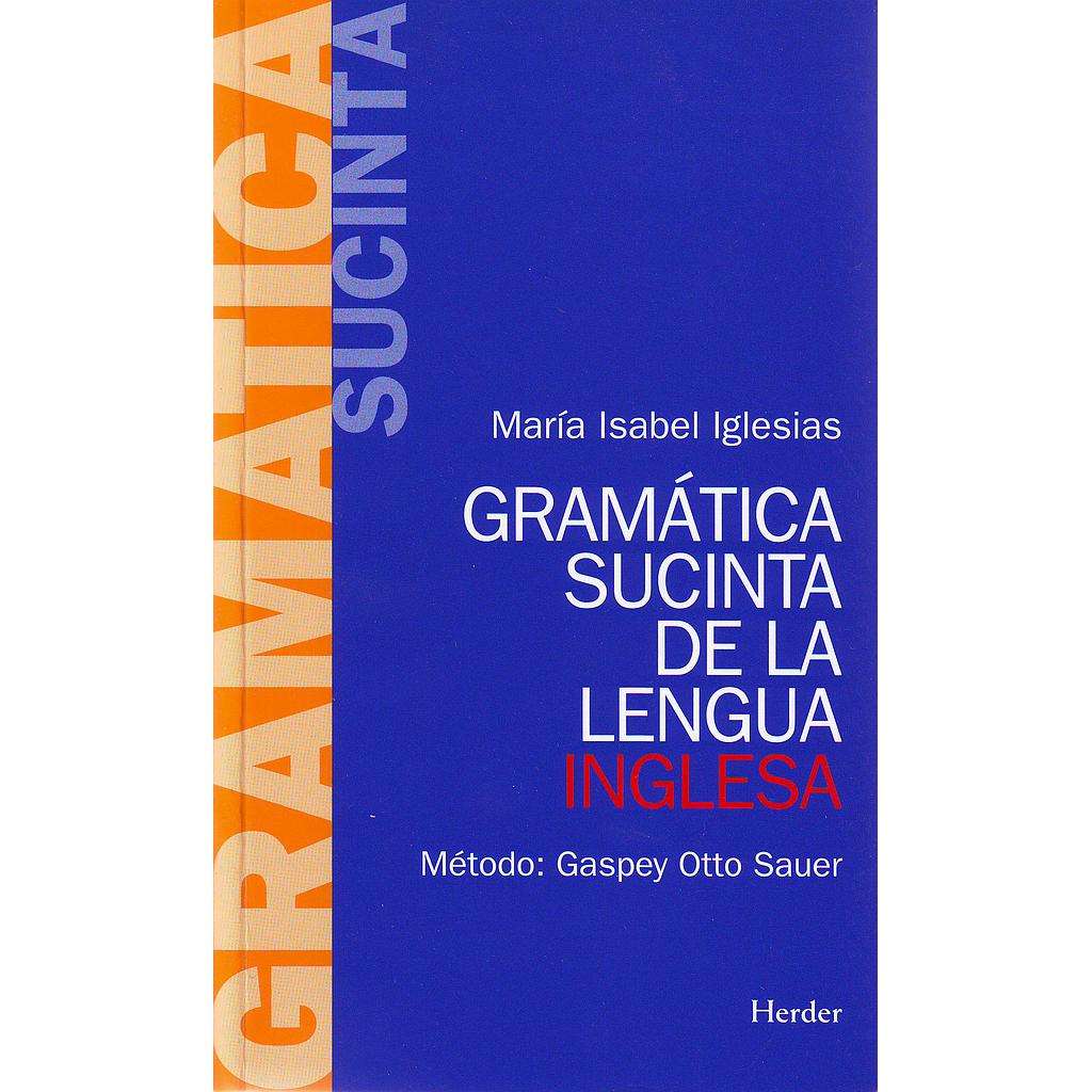 Gramática sucinta de la lengua inglesa