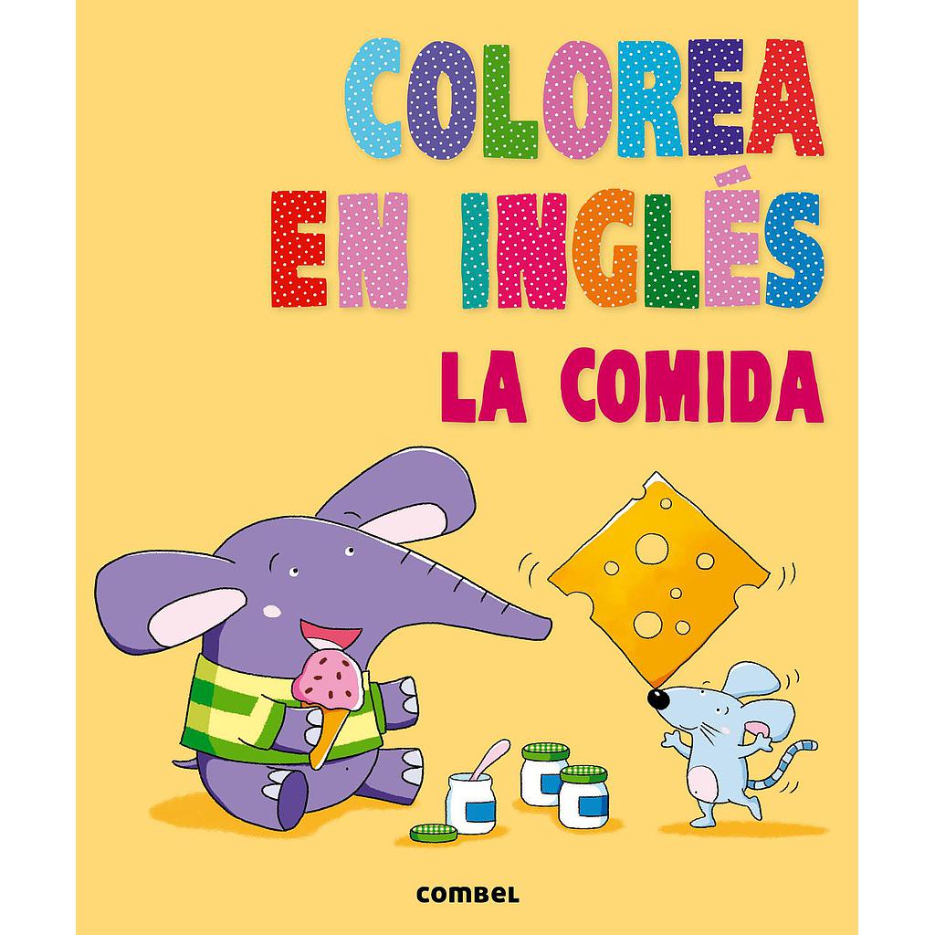 Colorea en inglés. La comida
