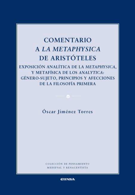 Comentario a la Metaphysica de Aristóteles