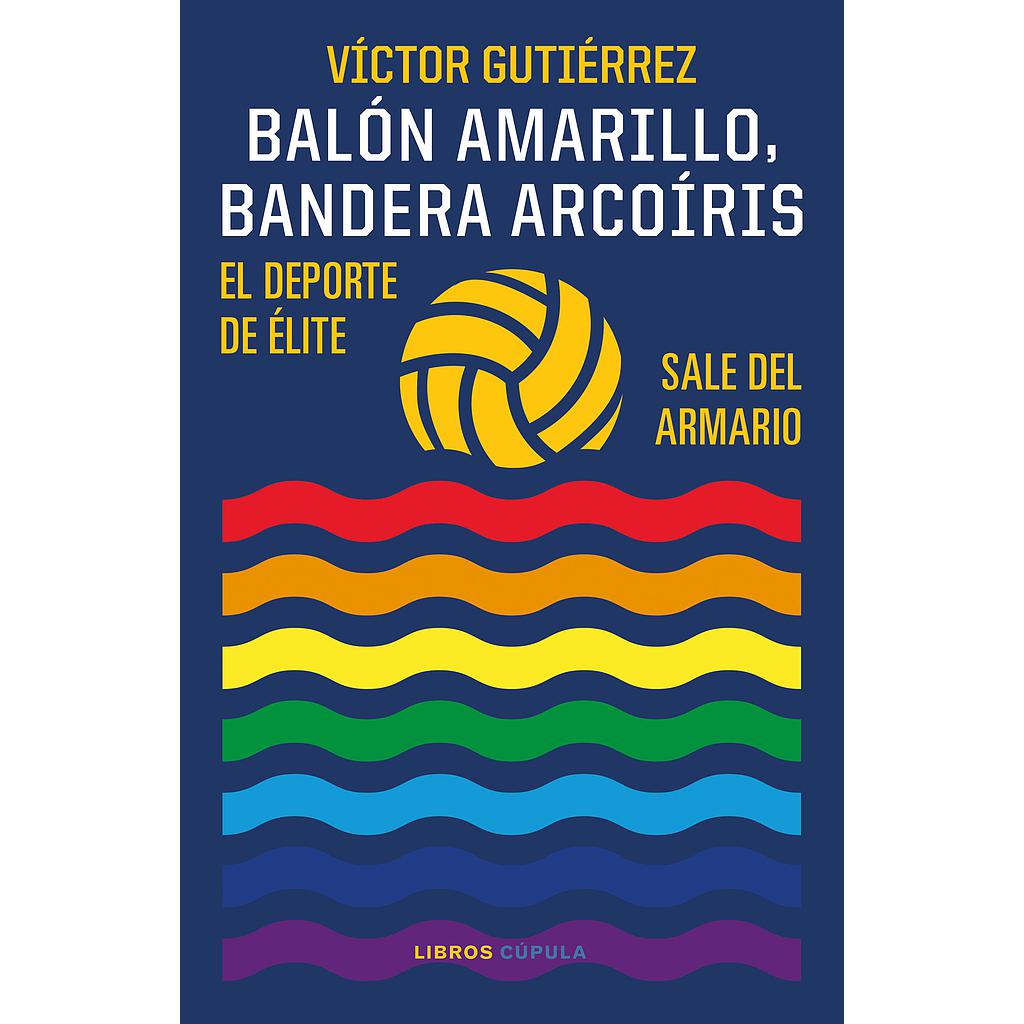 Balón amarillo, bandera arcoíris