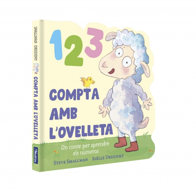 1 2 3 Compta amb l'ovelleta (L'ovelleta que va venir a sopar. Llibre de cartró)