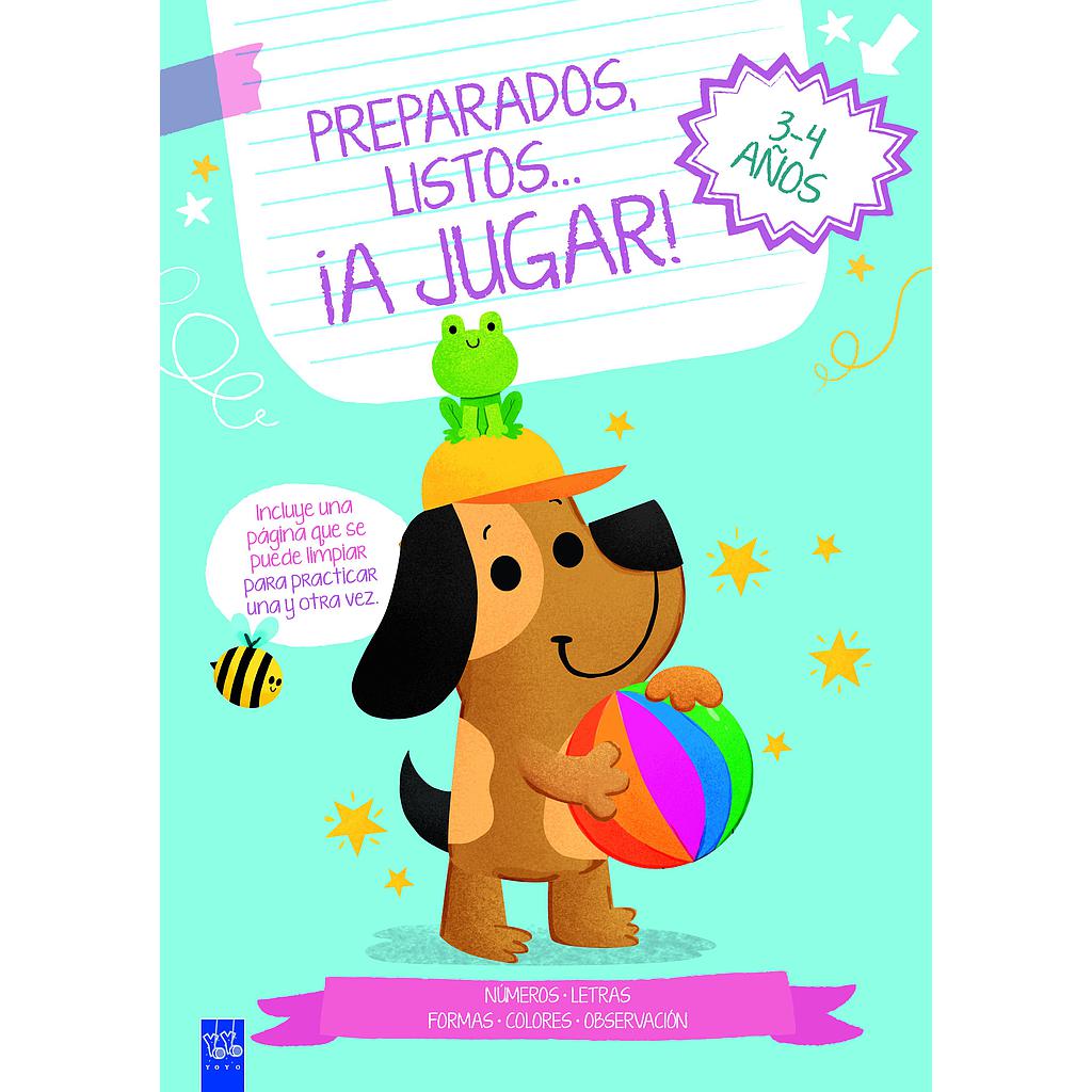 Preparados, listos... ¡a jugar! 3-4 años azul