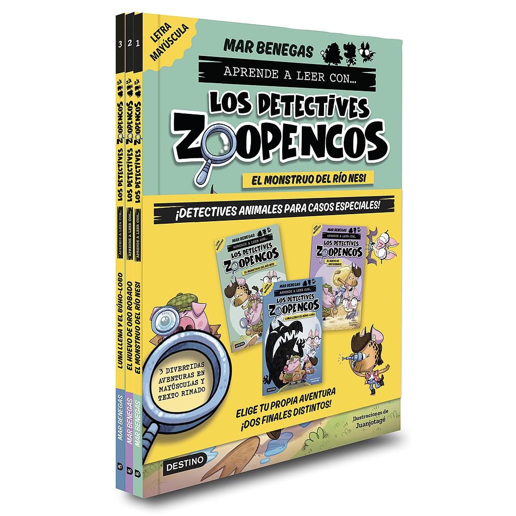 Pack Aprende a leer con...Los Detectives Zoopencos 1-3. Elige tu historia