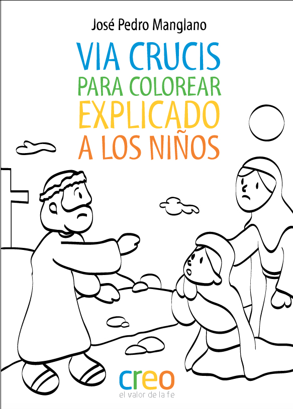 Via Crucis para colorear