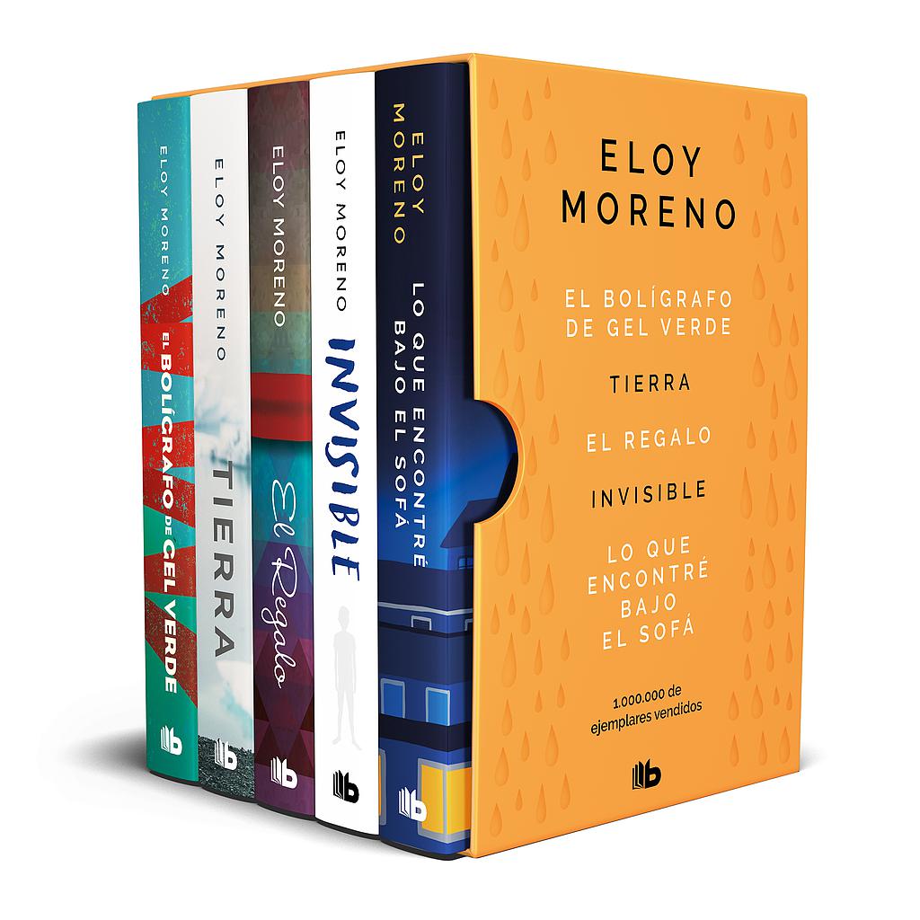 Eloy Moreno (Estuche con: El bolígrafo de gel verde | Tierra | El regalo | Invisible | Lo que encontraré bajo el sofá)