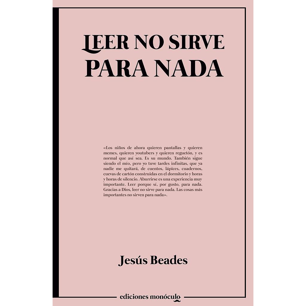 Leer no sirve para nada