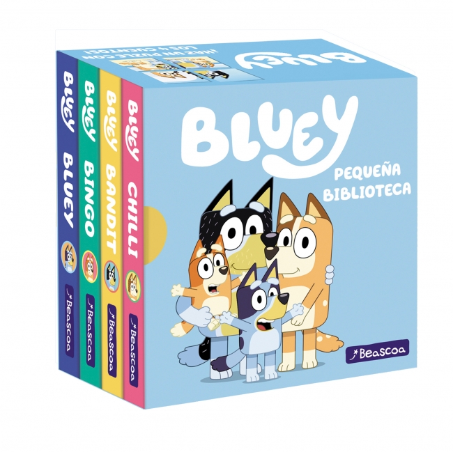 Bluey. Libro juguete - Pequeña biblioteca (edición en español)