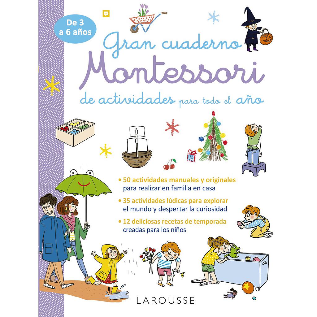 Gran cuaderno Montessori de actividades para todo el año