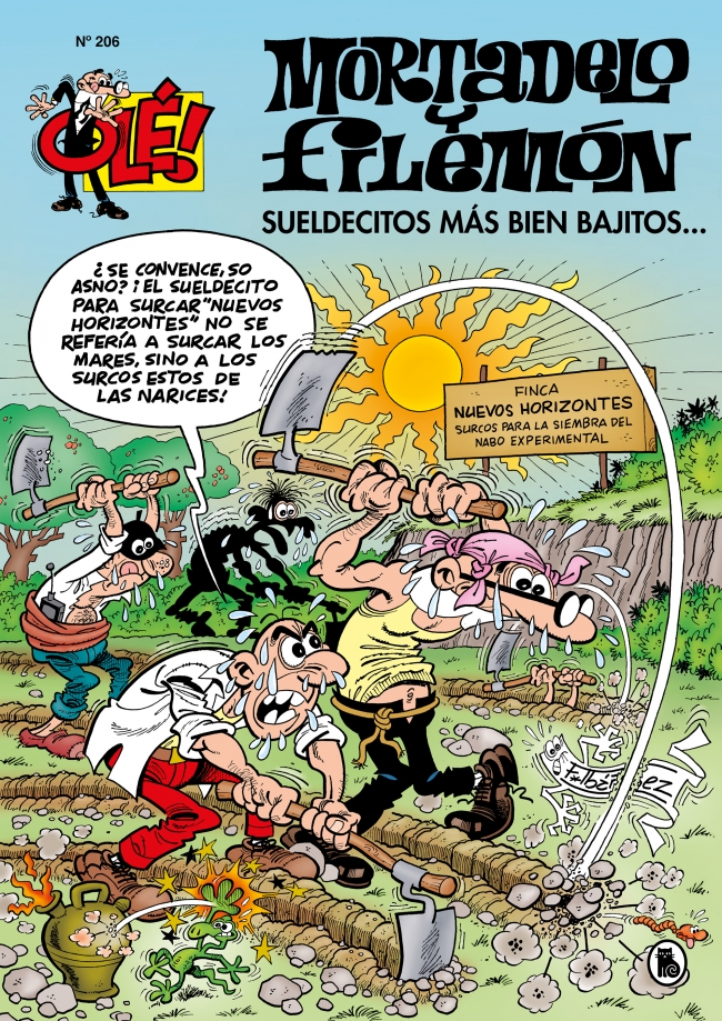 Mortadelo y Filemón. Sueldecitos más bien bajitos... (Olé! Mortadelo 206)