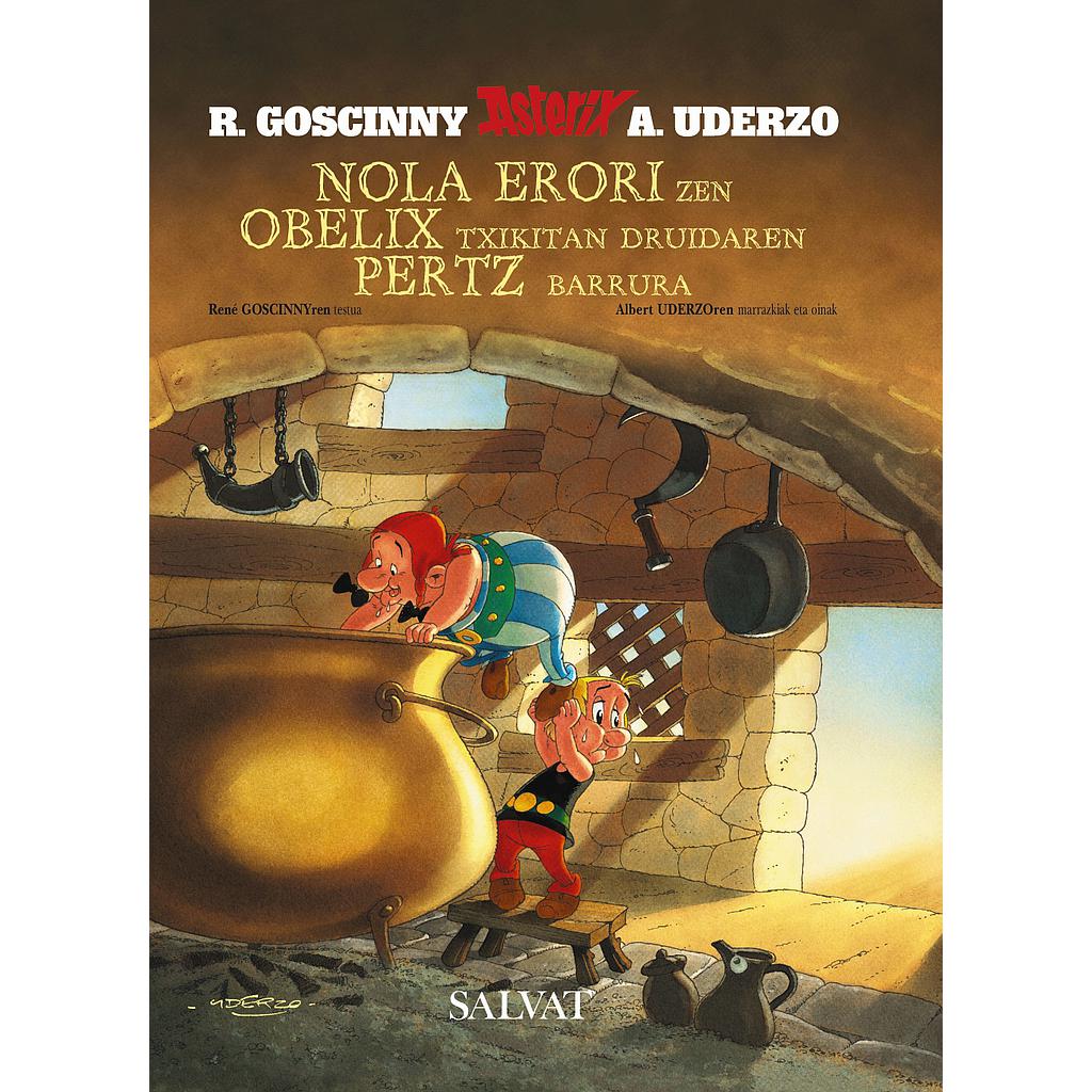 Nola erori zen Obelix txikitan druidaren pertz barrura (euskara)