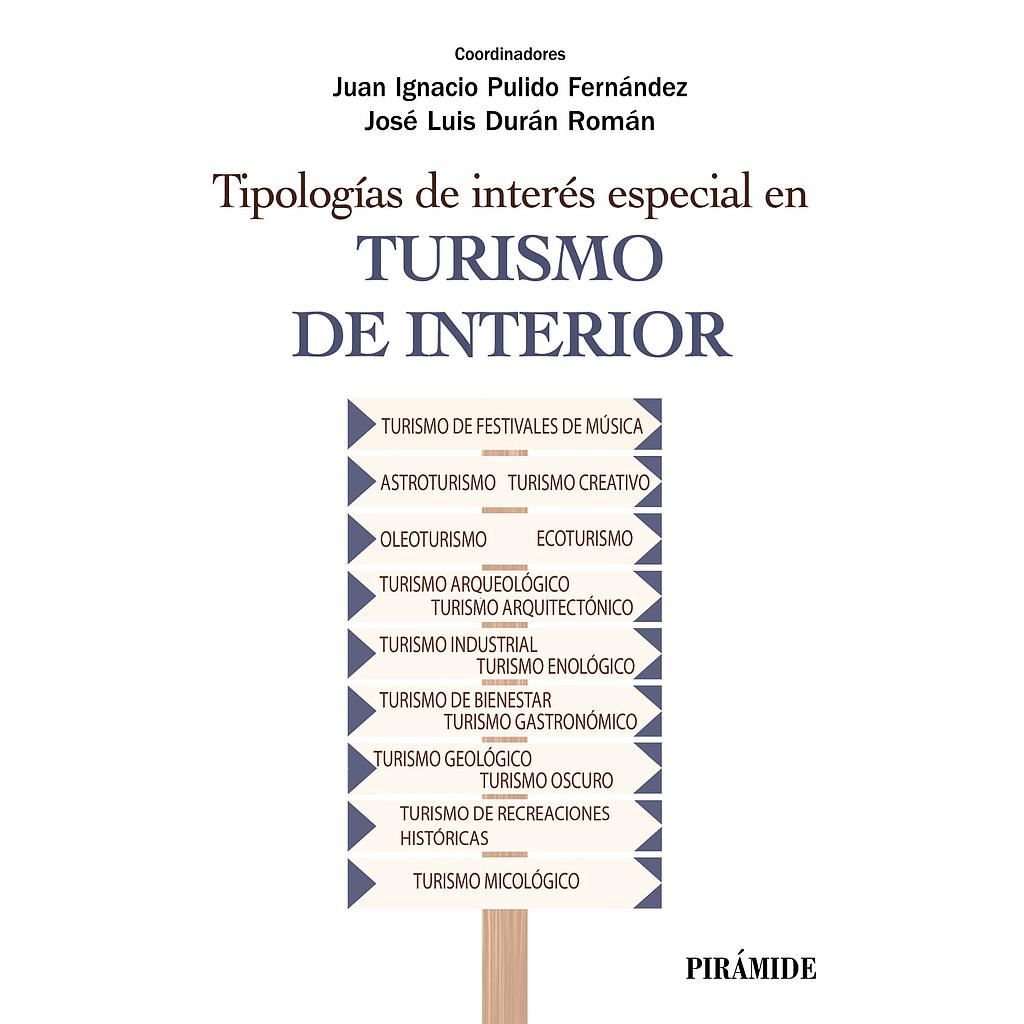 Tipologías de interés especial en turismo de interior