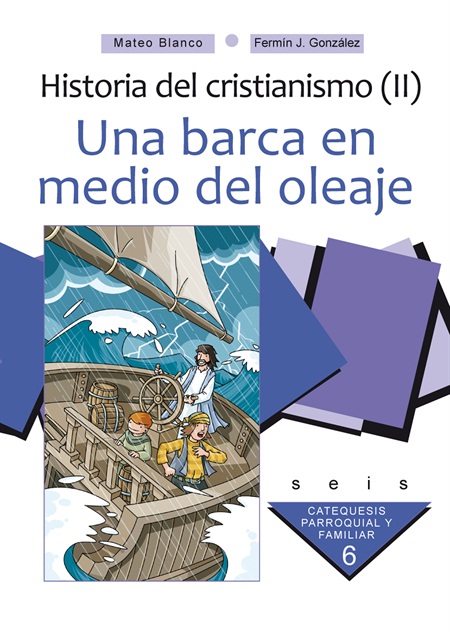 Una barca en medio del oleaje. Curso 6º