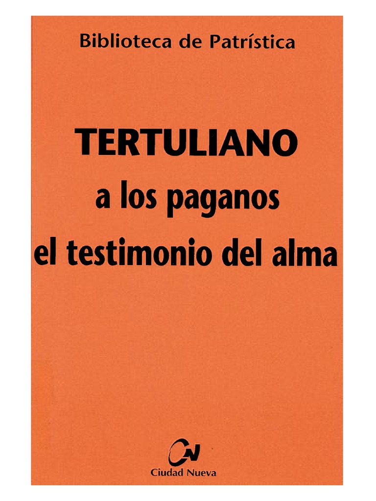 A los paganos - El testimonio del alma