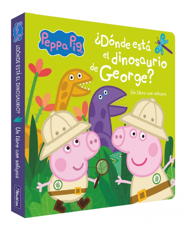 Peppa Pig. Libro de cartón con solapas - ¿Dónde está el dinosaurio de George?