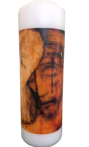 [8437001174836] Vela taco Buen Pastor 7x20 cm
