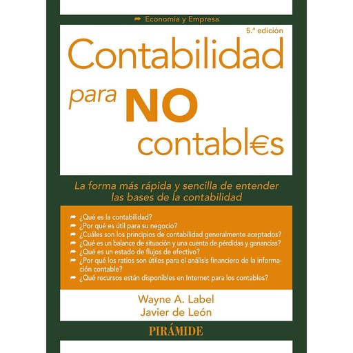 [9788436841510] Contabilidad para no contables