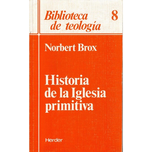 [9788425414510] Historia de la Iglesia primitiva