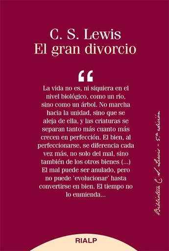 [9788432147890]  El gran divorcio