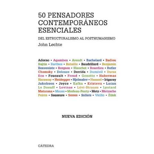 [9788437626970] Cincuenta pensadores contemporáneos esenciales