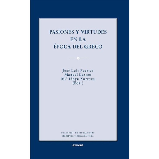 [9788431331351] Pasiones y virtudes en la época del Greco