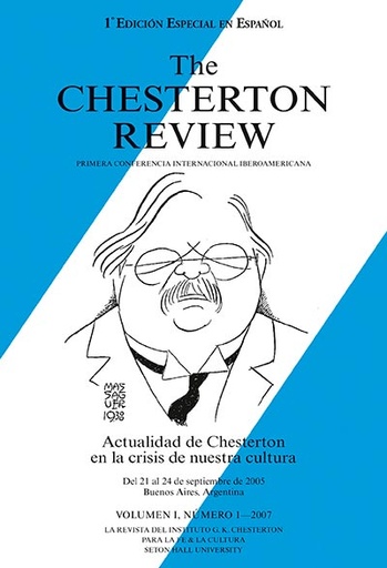 [9788490551721] The Chesterton review 1