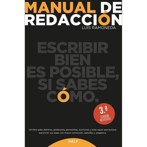 [9788432151590] Manual de redacción