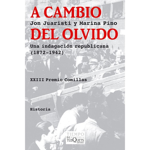 [9788483833131] A cambio del olvido