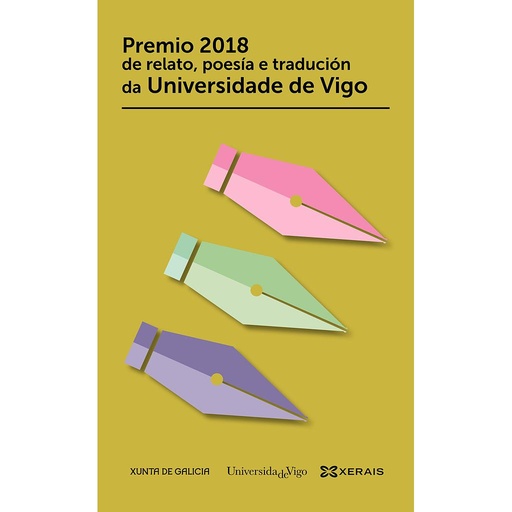 [9788491214403] Premio 2018 de relato, poesía e tradución da Universidade de Vigo