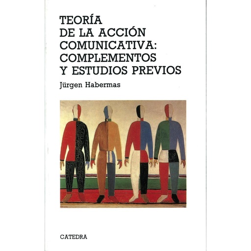 [9788437628608] Teoría de la acción comunicativa: complementos y estudios previos