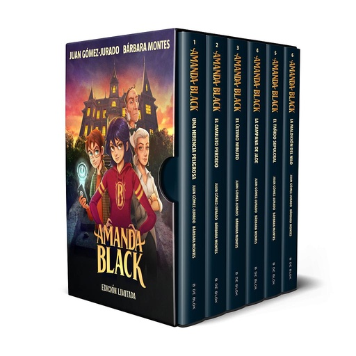 [9788419048967] Amanda Black - Pack con los libros del 1 al 6 (edición limitada)