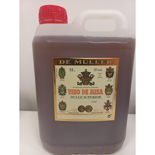 [8424142500334] Vino de Misa Dulce Superior (Caja de 4 bidones)