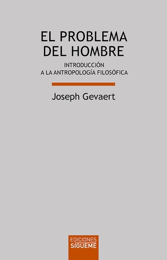 [9788430115013] El problema del hombre. Antropología