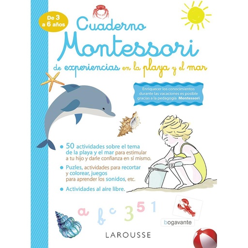 [9788418100338] Cuaderno Montessori de experiencias en la playa y el mar