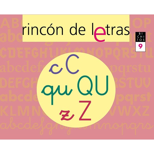 [9788421835937] RINCÓN DE LETRAS. Cuaderno 9. Lectoescritura