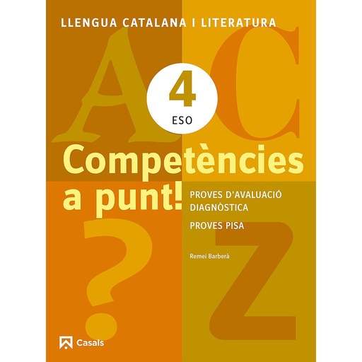 [9788421853160] Competències a punt! Llengua catalana i Literatura 4 ESO
